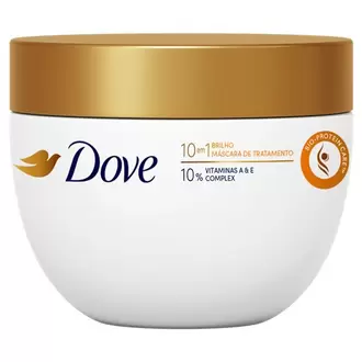 Oferta de Máscara de Tratamento Brilho Dove 270g por R$52,31 em GoodBom