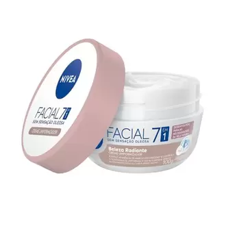 Oferta de Hidratante Facial Beleza Radiante 7 em 1 Nivea 100g por R$24,99 em GoodBom