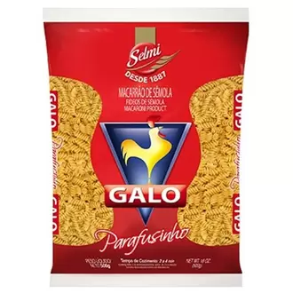 Oferta de Macarrão de Sêmola Galo Parafusinho Pacote 500g por R$3,59 em GoodBom