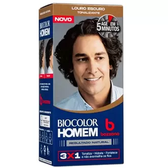 Oferta de Tintura Biocolor Homem Louro Escuro Bozzano por R$27,24 em GoodBom