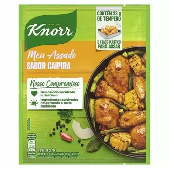 Oferta de Tempero Meu Frango Assado Caipira Knorr 23g por R$8,16 em GoodBom