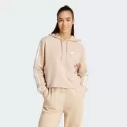 Oferta de Moletinho Capuz Cropped Essentials Três Listras por R$199,99 em Adidas