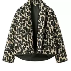 Oferta de EWQ-jaqueta com estampa leopardo feminina por R$115,11 em AliExpress
