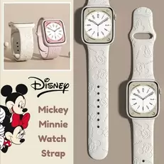 Oferta de Pulseira Disney Mickey e Minnie para Apple Watch por R$4,99 em AliExpress