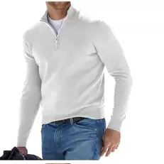 Oferta de Suéter de manga comprida masculino por R$61,87 em AliExpress