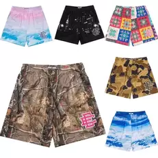 Oferta de Edelson-shorts básicos para homens e mulheres por R$21,99 em AliExpress