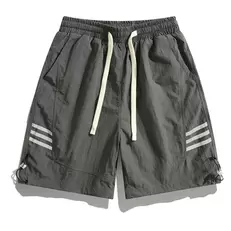Oferta de Homens verão Shorts Casuais Listrado 2023 Sportswear Sweatpants Jogger Masculino Qicky Dry Boardshorts por R$20,04 em AliExpress