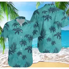 Oferta de Camisa de praia havaiana masculina por R$28,3 em AliExpress