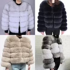 Oferta de Maomaokong 2024 natural real casaco de pele de raposa das mulheres inverno quente jaqueta de pele de luxo destacável mangas compridas colete feminino casacos peludos por R$999,76 em AliExpress