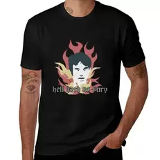 Oferta de Degrassi Hell Hath No Fury Text Version T-shirt para homens por R$58,62 em AliExpress