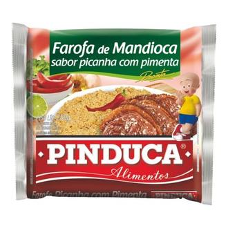 Oferta de Farofa de Mandioca Pinduca Picanha com Pimenta Embalagem 250G por R$3,49 em Almeida Mercados