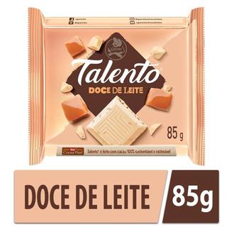 Oferta de Chocolate Branco com Doce de Leite Talento 85 g por R$4,49 em Almeida Mercados