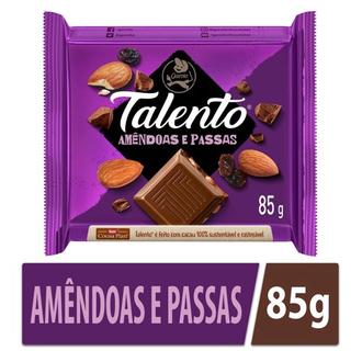 Oferta de Chocolate de Amêndoas com Passas Talento 85g por R$4,49 em Almeida Mercados