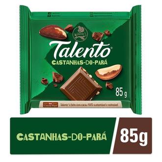 Oferta de Barra de Chocolate Castanha-Do-Pará Talento 85g por R$4,49 em Almeida Mercados