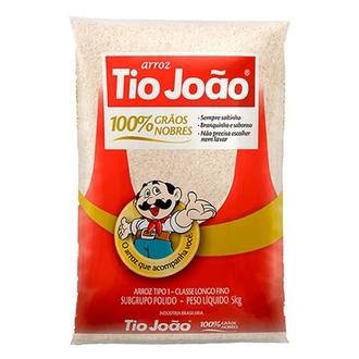 Oferta de Arroz Branco Tio João T1 5kg por R$37,9 em Almeida Mercados