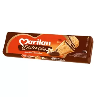 Oferta de Biscoito Distração Baunilha e Chocolate Marilan 155G por R$4,99 em Almeida Mercados