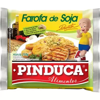 Oferta de Farofa de Soja Pinduca Embalagem 250G por R$3,99 em Almeida Mercados