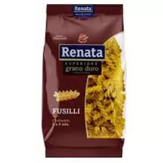 Oferta de Macarrão de Sêmola Renata Superiore Fusilli Grano Duro Pacote 500g por R$6,98 em Almeida Mercados