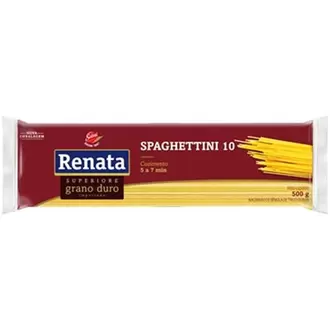 Oferta de Macarrão Espaguettini Superiore Grano Duro 10 Renata Pacote 500G por R$6,98 em Almeida Mercados