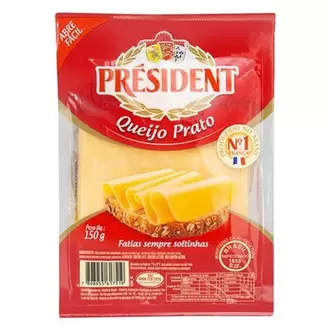 Oferta de Queijo Prato President Fatiado 150g por R$8,99 em Almeida Mercados