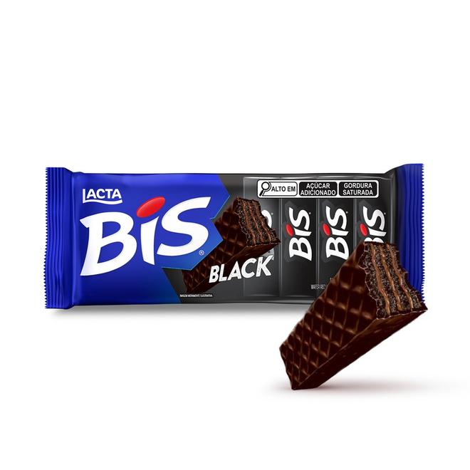 Oferta de Chocolate LACTA Bis Black 100,8g por R$5,99 em Angeloni