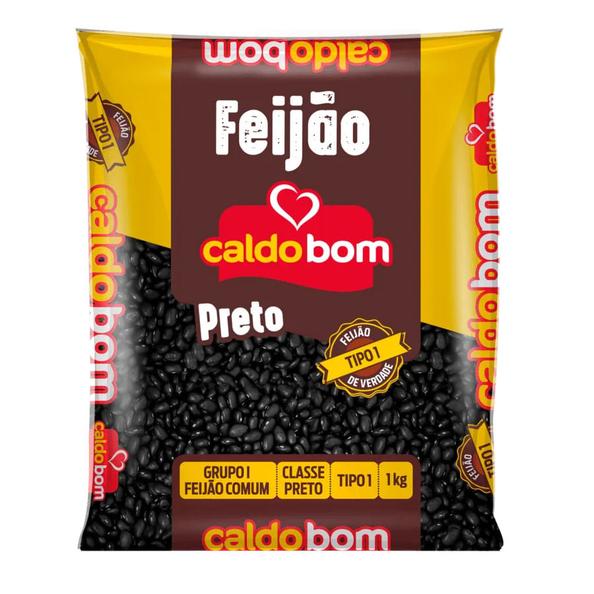 Oferta de Feijão Preto CALDO BOM 1kg por R$9,89 em Angeloni
