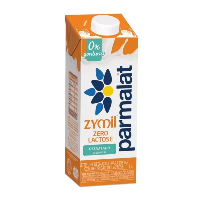 Oferta de Leite Parmalat Zymil Desnatado Zero Lactose 1l por R$5,49 em Angeloni