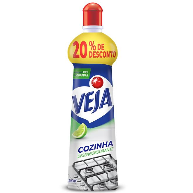 Oferta de Desengordurante VEJA Cozinha Limão 500ml Oferta por R$13,5 em Angeloni