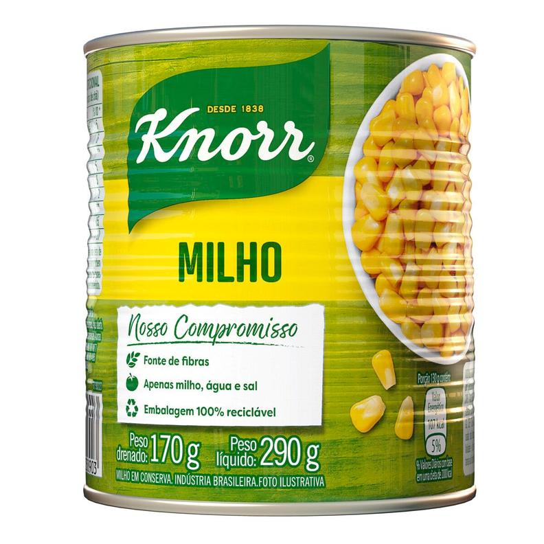 Oferta de Milho em Conserva KNORR 170g por R$4,29 em Angeloni