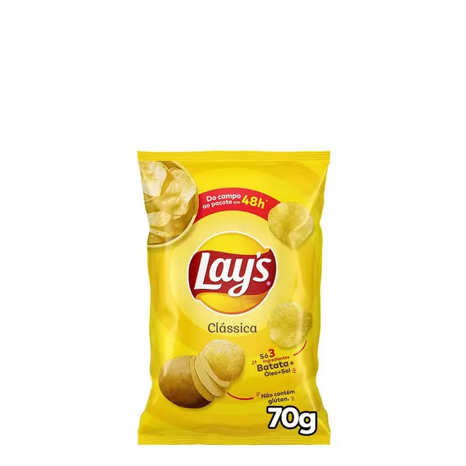 Oferta de Batata LAYS Clássica 70g por R$8,69 em Angeloni