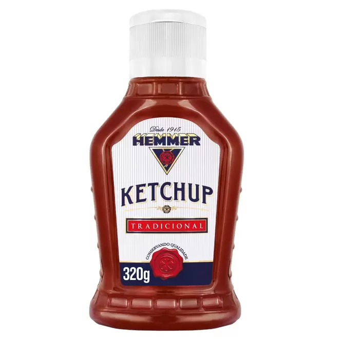 Oferta de Ketchup HEMMER Tradicional 320g por R$7,99 em Angeloni