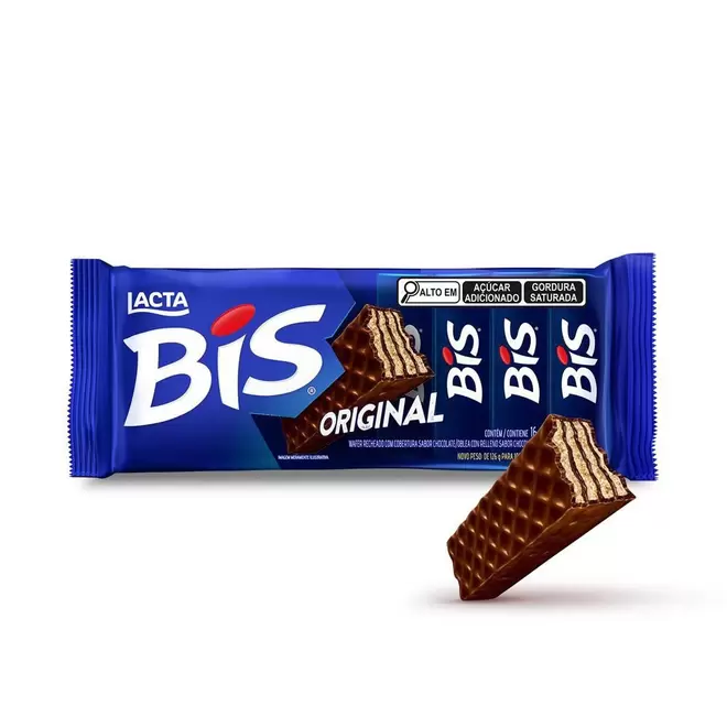 Oferta de Chocolate LACTA Bis Ao Leite 100,8g por R$4,99 em Angeloni