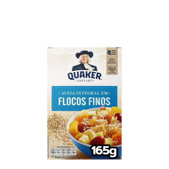 Oferta de Aveia QUAKER Flocos Finos 165g por R$5,09 em Angeloni