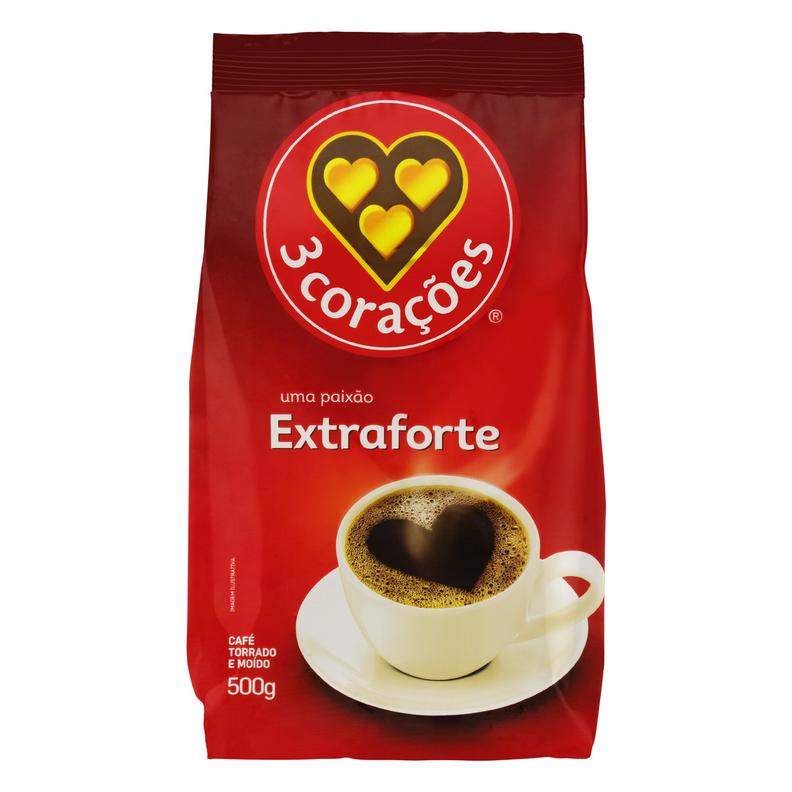 Oferta de Café 3 Corações Almofada - 500g por R$16,9 em Arena Atacado
