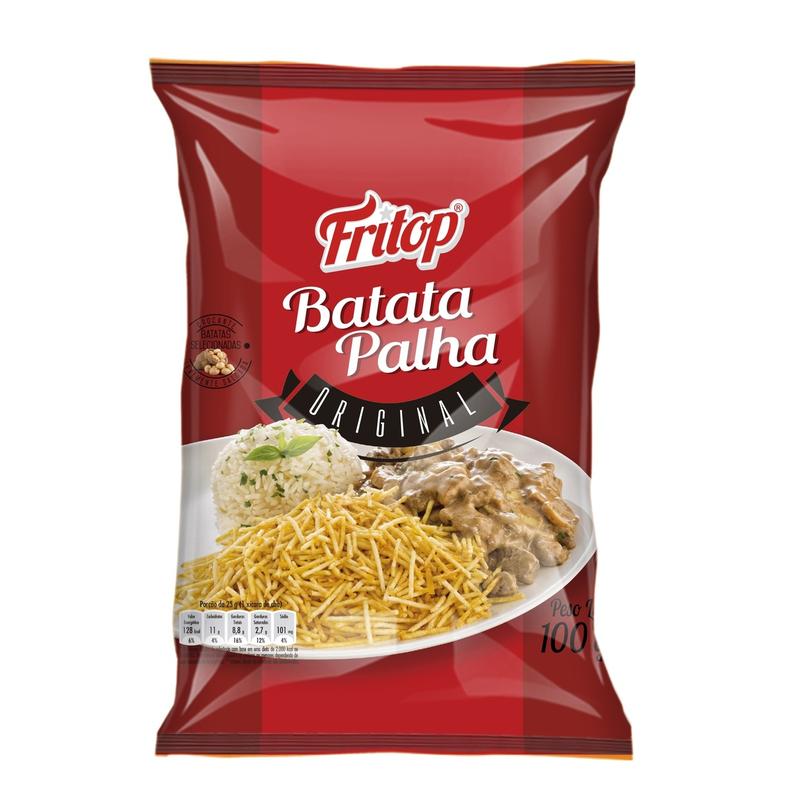 Oferta de Batata Palha Fritop Original - 100g por R$3,99 em Arena Atacado