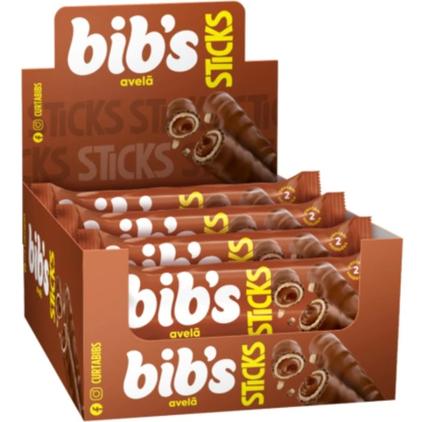 Oferta de Chocolate Bibs Sticks Avelã - 16 Unidades 512g por R$23,89 em Arena Atacado