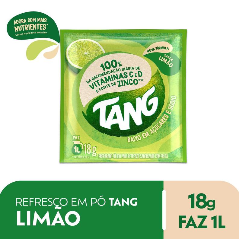 Oferta de Refresco Em Pó Tang Limão - 18g por R$1,08 em Arena Atacado