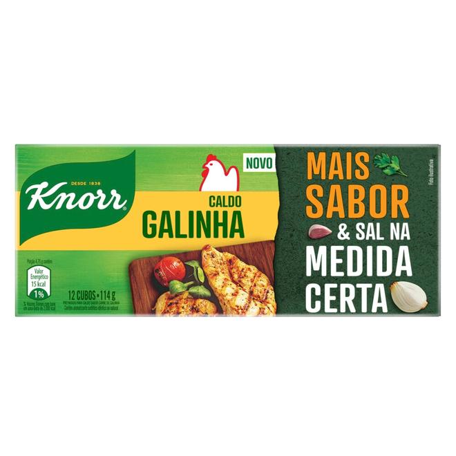 Oferta de Caldo Knorr Tablete Galinha C/ 12 Unid. 114g por R$3,95 em Arena Atacado
