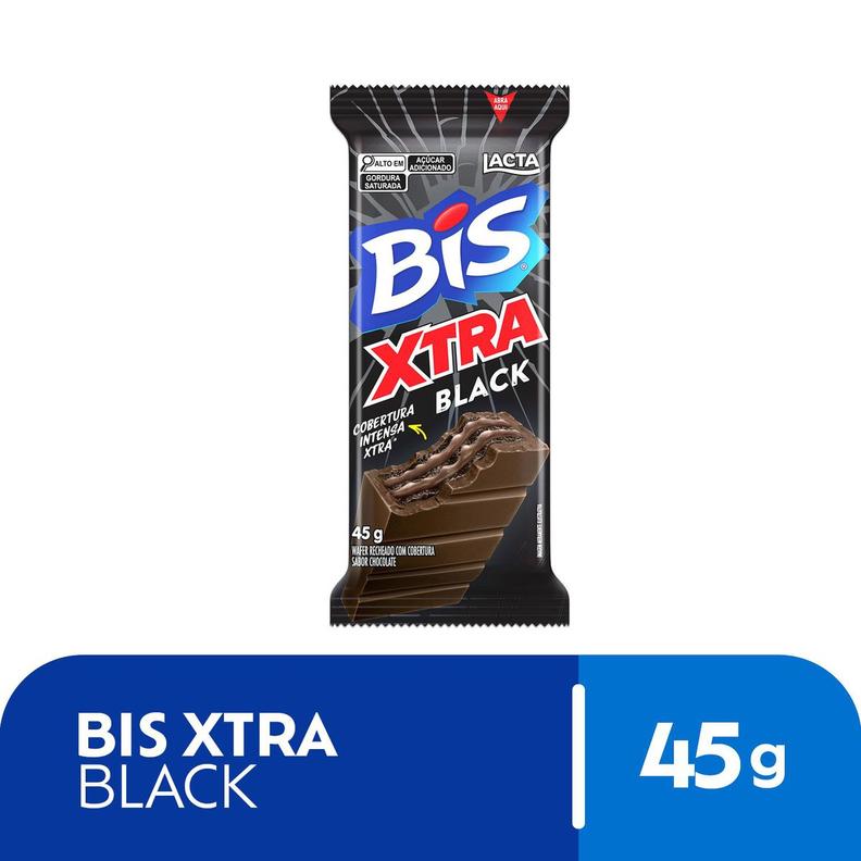 Oferta de Bis Xtra Black - 45g por R$2,69 em Arena Atacado