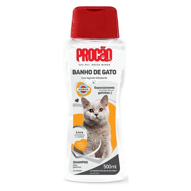 Oferta de Shampoo Para Gato Procão Banho De Gato 500ml por R$15,99 em Arena Atacado