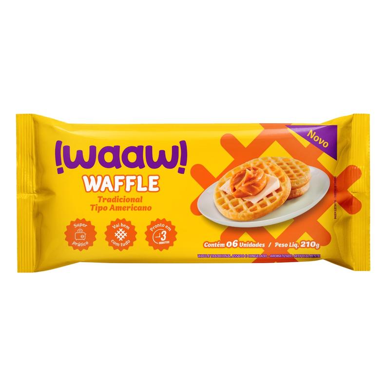 Oferta de Waffle Forno De Minas Waaw Tradicional 210g por R$10,9 em Arena Atacado