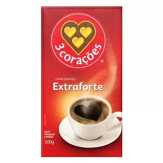 Oferta de Café 3 Corações À Vácuo 500g por R$19,9 em Arena Atacado