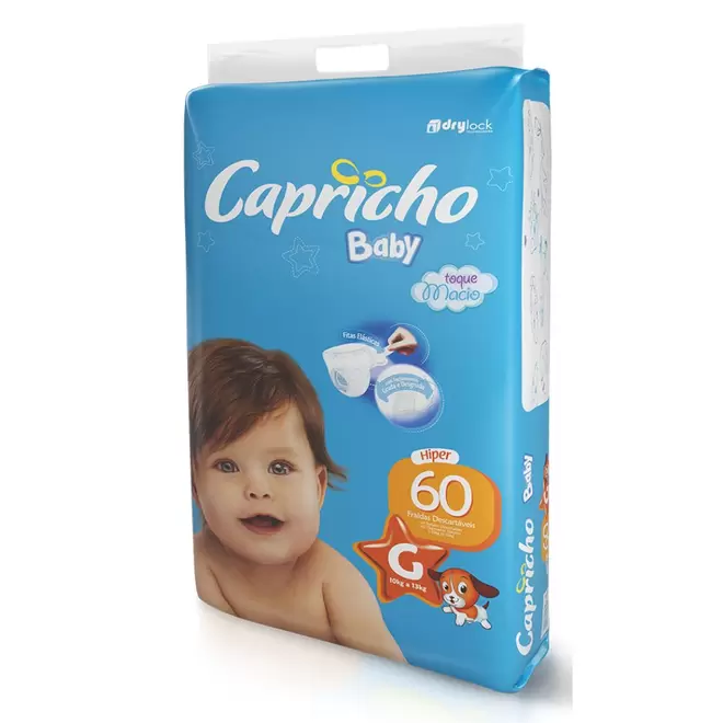 Oferta de Fralda Descartavel Capricho Baby Híper G por R$34,9 em Arena Atacado