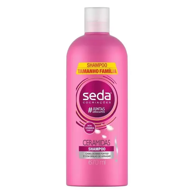 Oferta de Shampoo Seda Cocriações Ceramidas Tamanho Família 670ml por R$16,79 em Arena Atacado