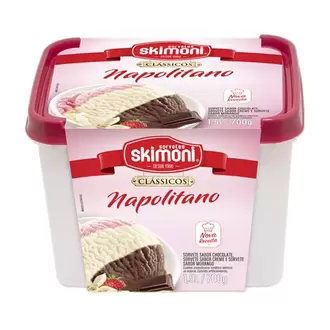 Oferta de Sorvete Skimoni De Napolitano 1,5l por R$23,9 em Arena Atacado