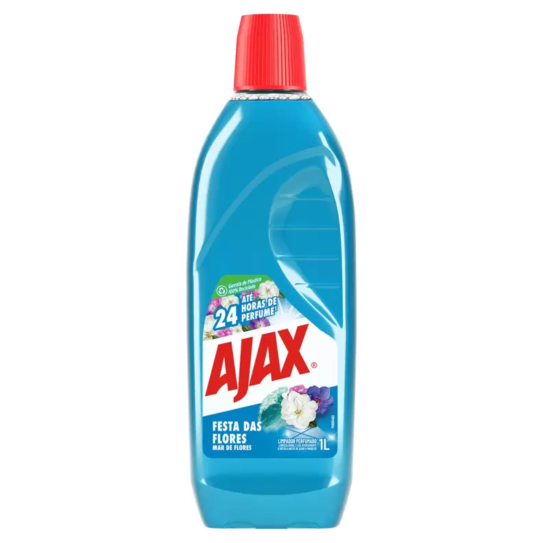 Oferta de Limpador Perfumado Ajax Mar De Flores Frasco 1l por R$9,99 em Arena Atacado