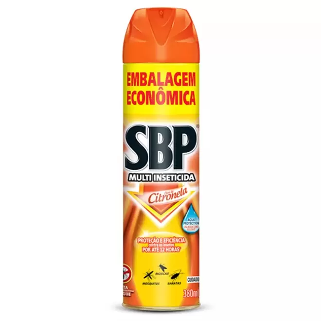 Oferta de Inseticida Sbp Aerossol Citronela Embalagem Econômica 380ml por R$16,29 em Arena Atacado