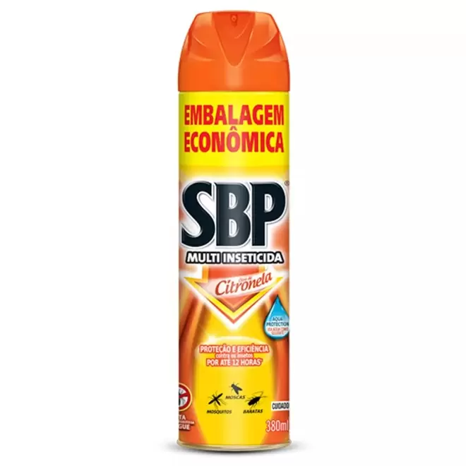 Oferta de Inseticida Sbp Aerossol Citronela Embalagem Econômica 380ml por R$16,89 em Arena Atacado