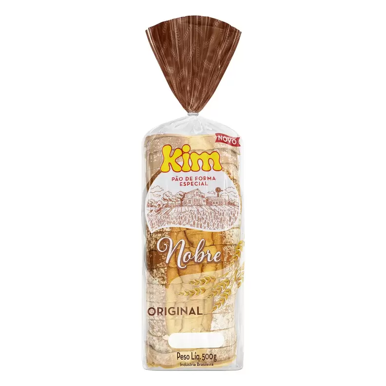 Oferta de Pão De Forma Nobre Original Kim 500g por R$8,98 em Arena Atacado