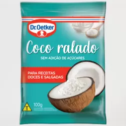 Oferta de Coco Ralado Dr. Oetker Sem Adição De Açúcar 100g por R$6,28 em Arena Atacado